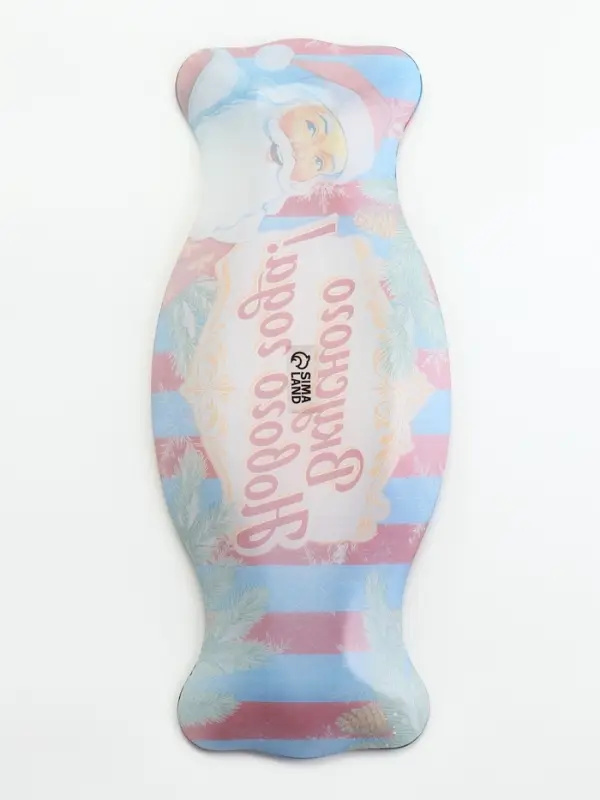 Блюдо в форме конфеты &laquo;Вкусного года&raquo;, 11&times;26.4 см, стекло, разноцветное