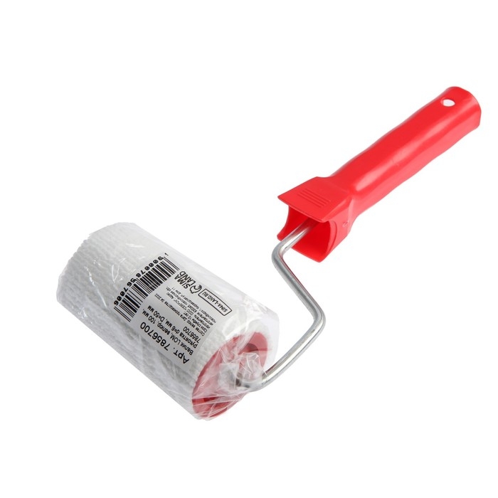 Валик ЛОМ, велюр, 100 мм, рукоятка d=6 мм, D=50 мм Валик ЛОМ, велюр, 100 мм, рукоятка d=6 мм, D=50 мм