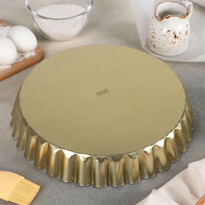 Форма для выпечки торта «Солнце», d=27,5 см , h=5,5 см, антипригарное покрытие, цвет МИКС