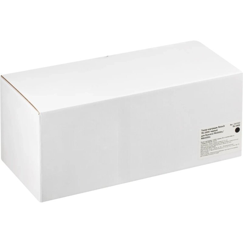 Тонер-картридж Retech TK-3400 чер. для Kyocera PA4500x/MA4500x
