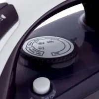 Утюг ENERGY EN-344, 2200 Вт, тефлоновое покрытие, 350 мл, подача пара до 25 г/мин, фиолетовый