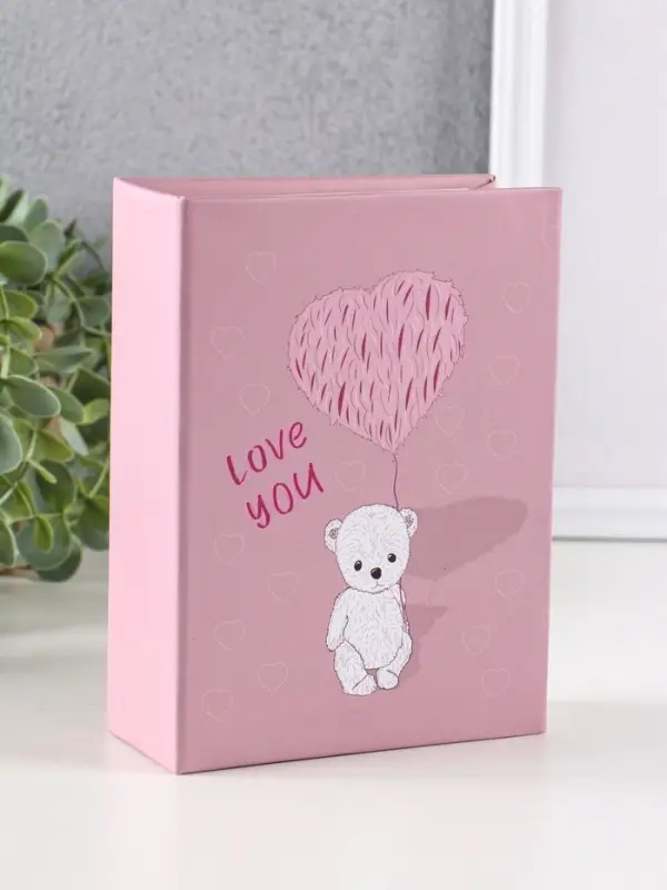 Фотоальбом "Люблю тебя" 100ф 10X15см, ПП карм.