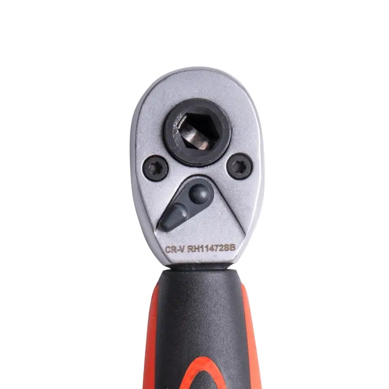 Рукоятка трещоточная 1/4"DR 72 зубца укороченная (под биты и головки) AVS RH11472SB