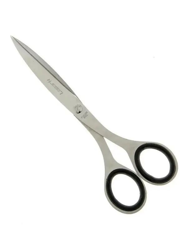 Ножницы Lamark 16.5 см, металлические ручки с резиновой вставкой