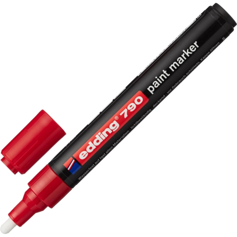 Маркер лаковый EDDING E-790/2 красный 2-3мм