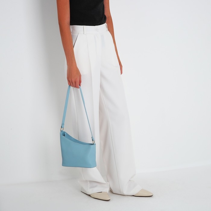 Сумка кросс-боди на молнии, цвет голубой Сумка кросс-боди на молнии, цвет голубой