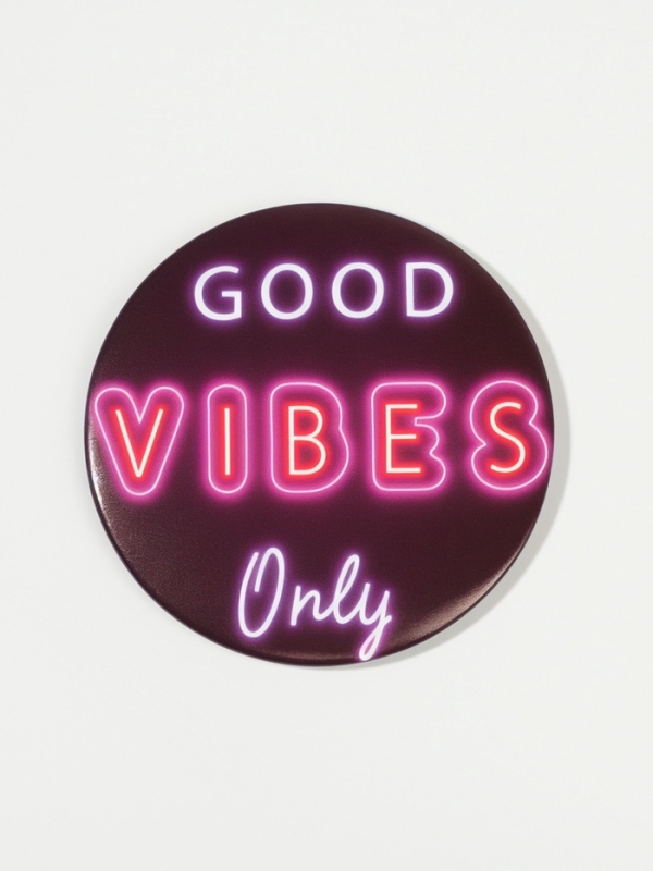 Зеркало (1) б/увел GRL PWR d7см металл/бумага good vibes PVC/короб QF Зеркало (1) б/увел GRL PWR d7см металл/бумага good vibes PVC/короб QF