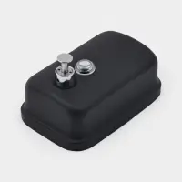 Диспенсер для жидкого мыла Stölz, механический, 500 мл, нержавеющая сталь, чёрный Диспенсер для жидкого мыла Stölz, механический, 500 мл, нержавеющая сталь, чёрный