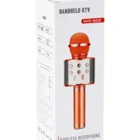 Микрофон для караоке Luazon LZZ-56, WS-858, 1800 мАч, жёлтый