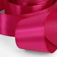 Лента атласная, 50 мм, 23&plusmn;1 м, ярко-розовая №27