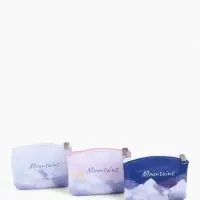 Кошелёк маленький &laquo;Горы&raquo;, монетница, на молнии, МИКС