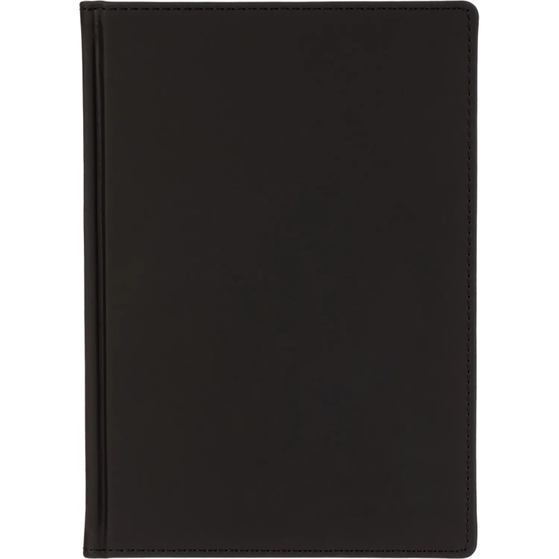 Ежедневник датированный 2026 А5+ VELVET черный 3-123/04