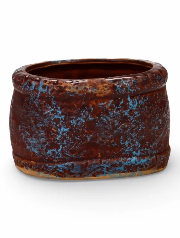 Декоративный горшок для цветов &laquo;Цветок&raquo;, 8&times;10&times;10 см, керамический, Greengo