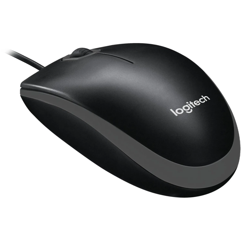 Мышь компьютерная Logitech USB OPTICAL B100 910-006605