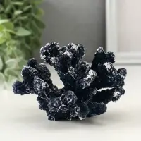 Сувенир полистоун "Коралл синий" 12х11х8,5 см Сувенир полистоун "Коралл синий" 12х11х8,5 см