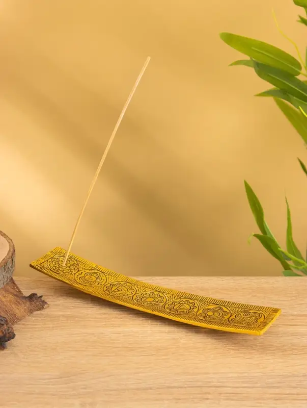 Подставка под благовония  Подставка под благовония "Активация чакр" алюминий 25 см