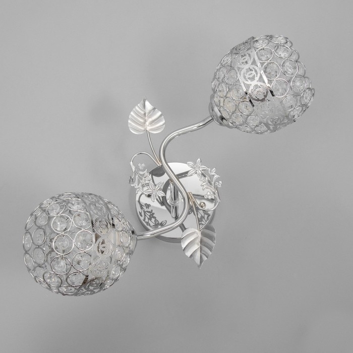 Люстра Люстра "Роксана" 2хЕ27 40Вт хром 48х26х27 см BayerLux