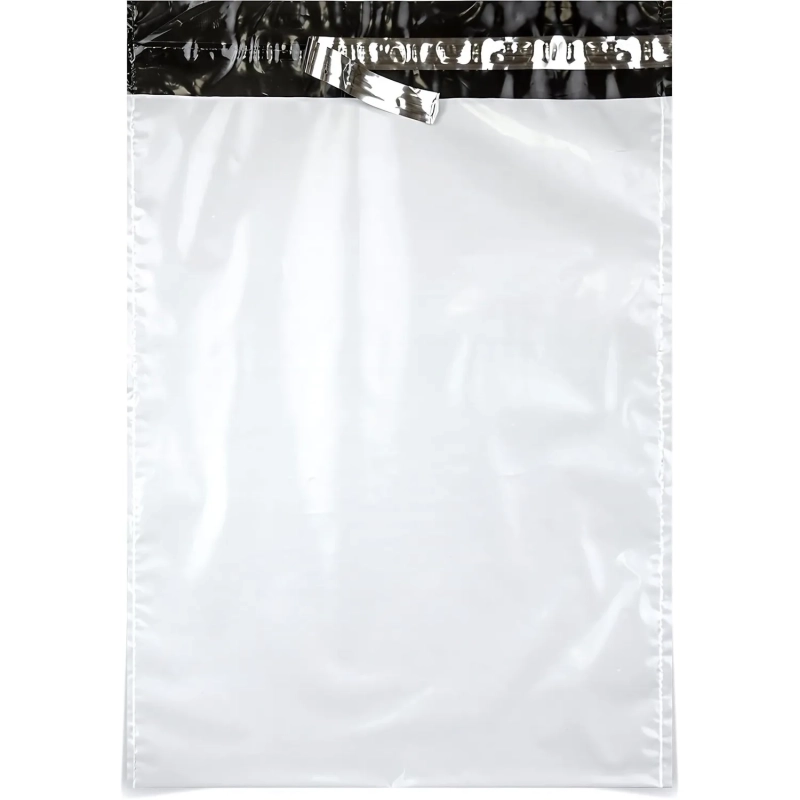 Курьерский пакет, без печати, с карманом,430x500+40, 50 мкм(50шт/уп)