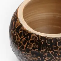 Банка для сыпучих продуктов, 11&times;11&times;10 см, бамбук