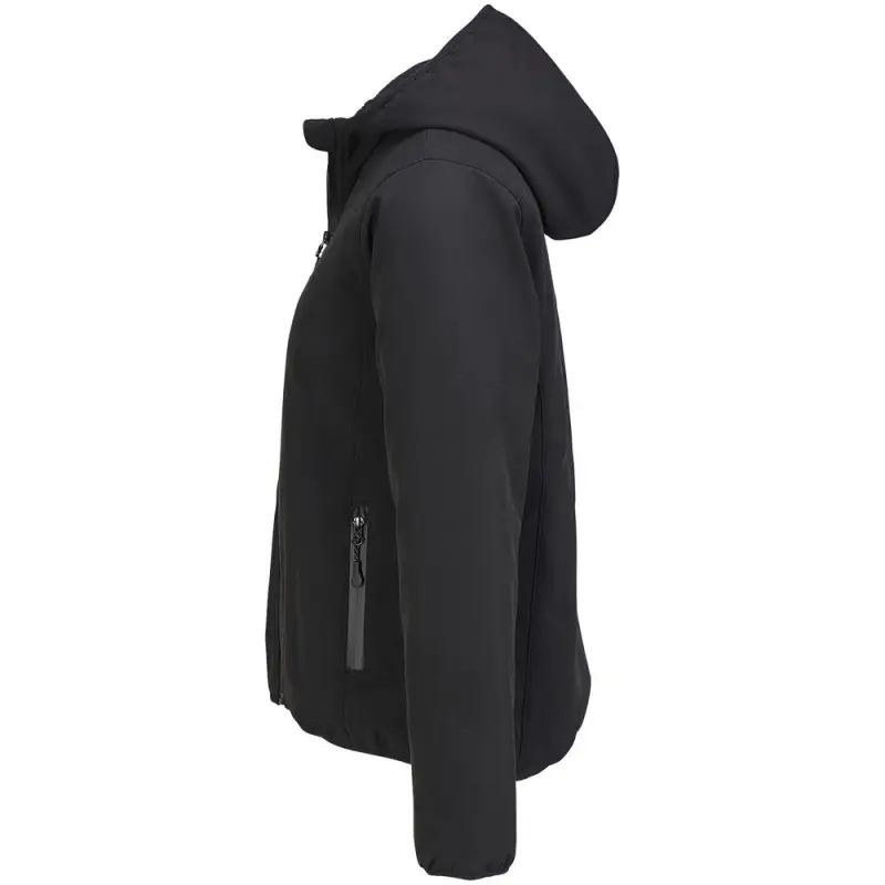 Куртка софтшелл с капюшоном женская Falcon Women, черная, размер S Куртка софтшелл с капюшоном женская Falcon Women, черная, размер S