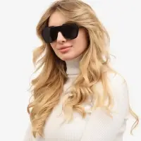 Очки солнцезащитные &laquo;OneSun. Маска&raquo;, uv 400, линза 4.5&times;5.8 см, чёрный