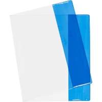 Набор обложек д/дневн,тетр,цв.клап,212х350,ПВХ,110мкм, 10 шт/уп