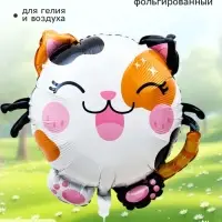 Воздушный шар фольгированный 23" &laquo;Веселый котик&raquo;, фигура