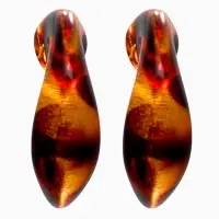 Серьги QF &laquo;Леопард&raquo;, набор 3 пары, кольца, цветной в золоте