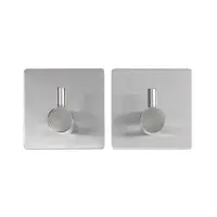 VETTA Крючки самоклеящиеся, 2шт, нержавеющая сталь