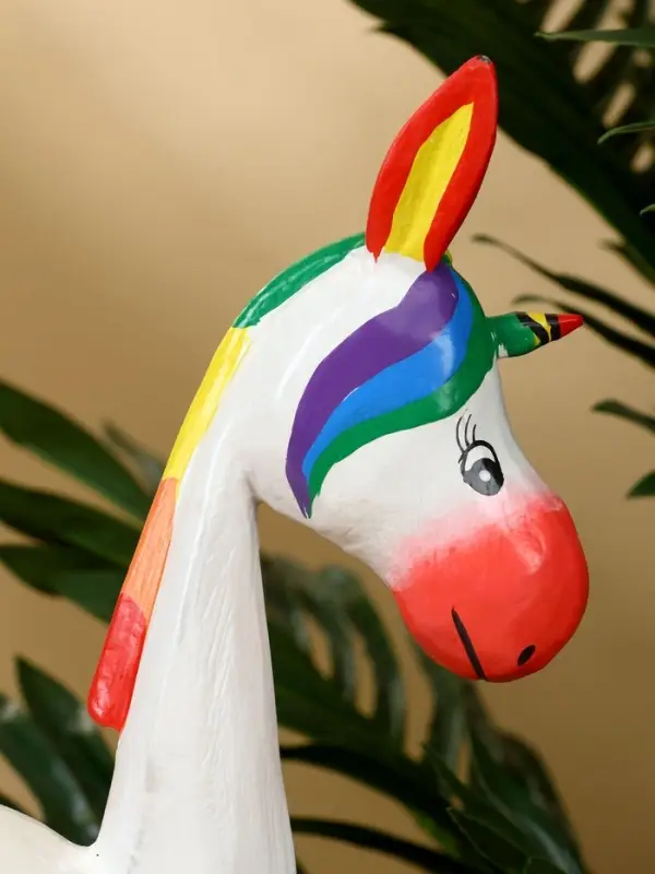 Копилка «Единорог», 30×25×14 см, дерево