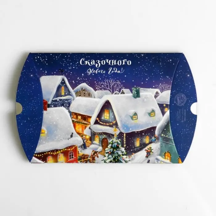 Коробка новогодняя складная фигурная «Волшебного праздника», 26 х 19 х 4 см, Новый год Коробка новогодняя складная фигурная «Волшебного праздника», 26 х 19 х 4 см, Новый год