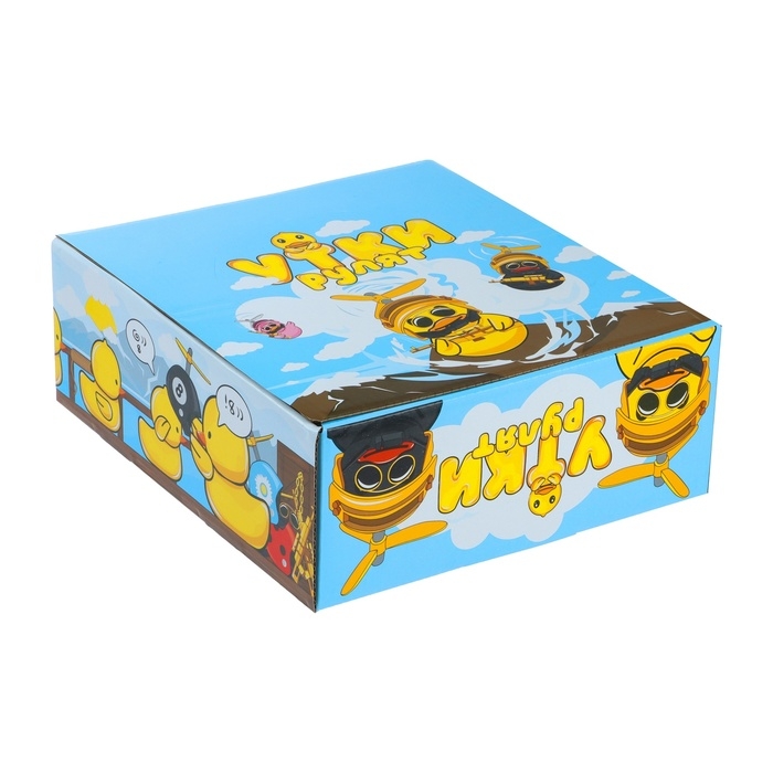 Утка с пропеллером на панель авто с пищалкой, набор 9 шт Утка с пропеллером на панель авто с пищалкой, набор 9 шт