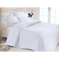 Постельное белье 1,5сп полисатин&nbsp;80гр отбеленный (нав. 50х70 -1шт.)