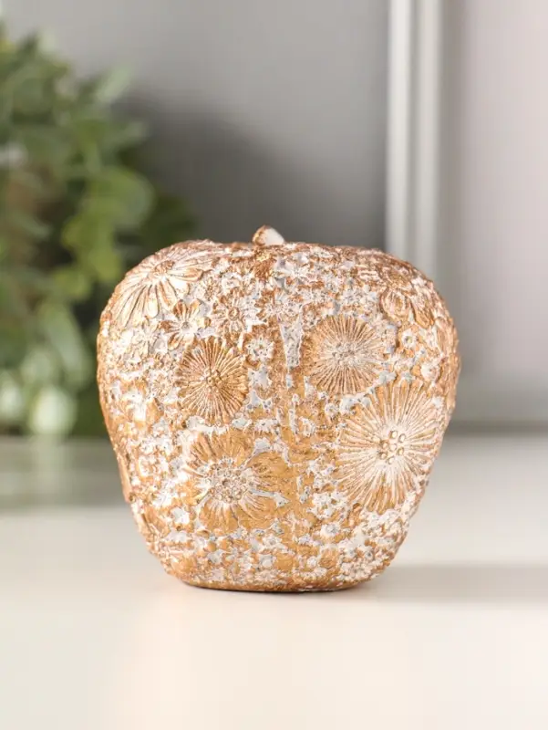 Копилка полистоун "Яблоко" 9,5х8,5 см