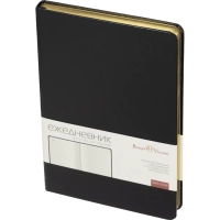 Ежедневник недатированный черный MEGAPOLIS А5,142х214мм,160л.з обр 3-281/10
