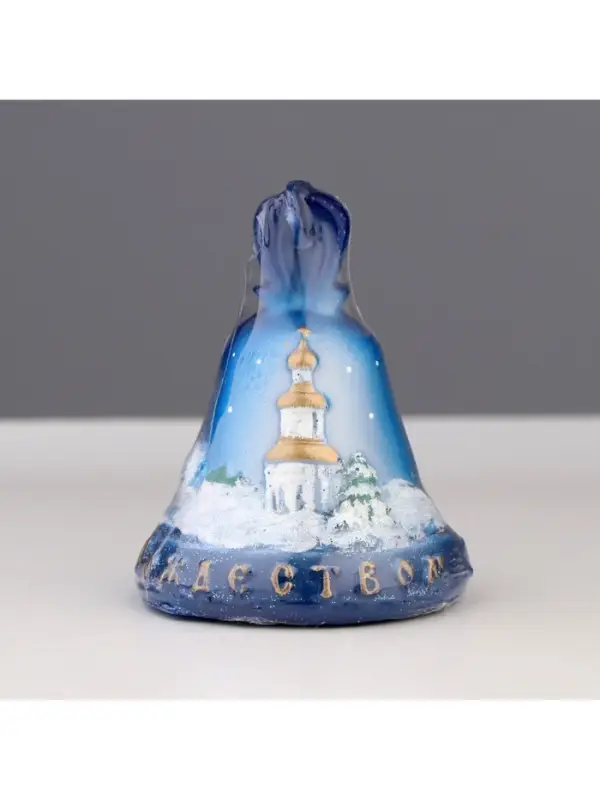 Свеча декоративная &laquo;Колокольчик Рождественский&raquo;, 6&times;6&times;7 см