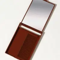 Зеркало складное &laquo;Шоколадное чудо&raquo;, с расчёской, 8.5&times;6 см, МИКС