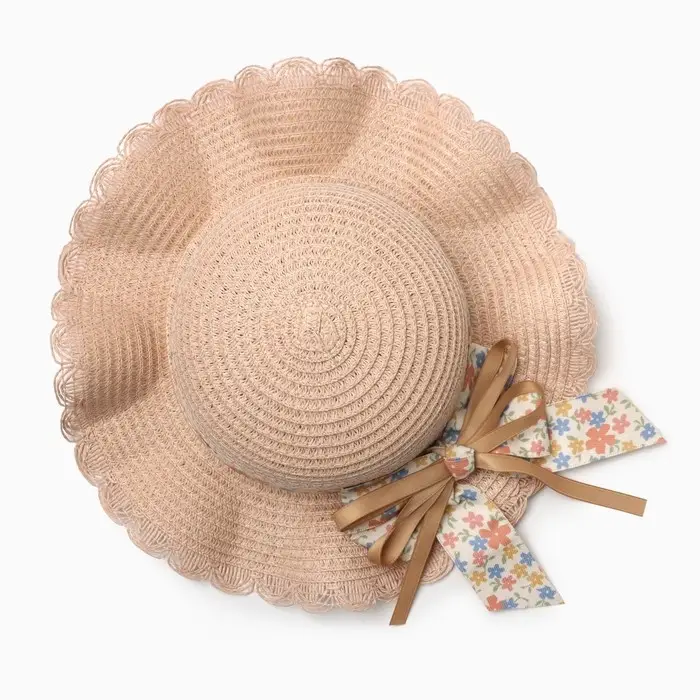 Шляпа для девочки «Милашка» MINAKU, размер 52, розовая