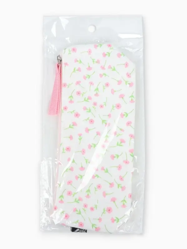 Пенал школьный, текстиль, &laquo;Цветы&raquo;