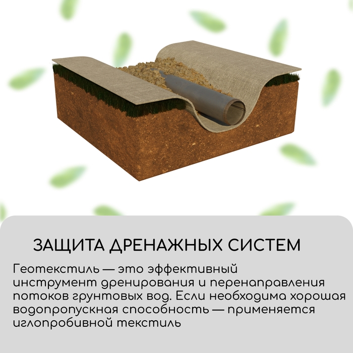 Геотекстиль иглопробивной, 20 × 1,5 м, плотность 150 г/м², с УФ-стабилизатором, чёрный, Greengo Геотекстиль иглопробивной, 20 × 1,5 м, плотность 150 г/м², с УФ-стабилизатором, чёрный, Greengo