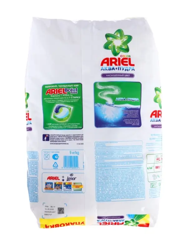 Стиральный порошок Ariel Color&Style, автомат, 9 кг
