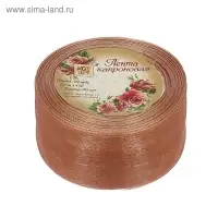 Лента капроновая, 40мм, 20&plusmn;1м, №91, цвет светло-бордовый
