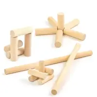 Игра городки &laquo;Пони&raquo;, биты 2 шт. 49&times;2.5 см, городки 10 шт. 9&times;2.5 см