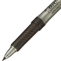 Маркер перманентный BIC резиновый грип, черный, 0,7мм