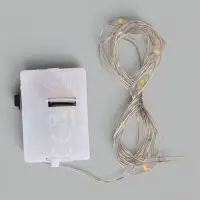 Коробка подарочная с наполнением, 20&times;15&times;7 см, гирлянда, бумажный наполнитель