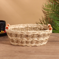 Корзина плетеная 25x19x9 см, ротанг