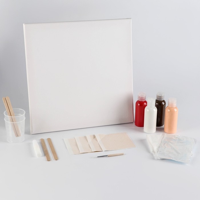 Набор для творчества. Флюид арт. Рисование акрилом на холсте с поталью «Закат» Набор для творчества. Флюид арт. Рисование акрилом на холсте с поталью «Закат»