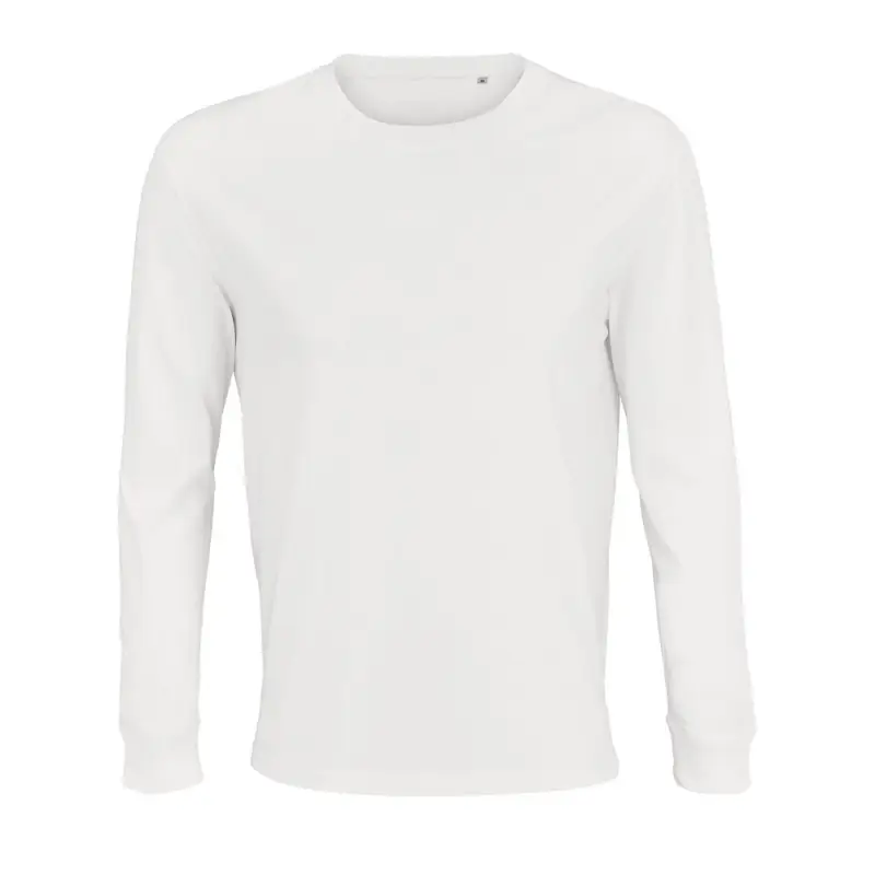 Футболка унисекс с длинным рукавом Pioneer LSL, белая, размер XS