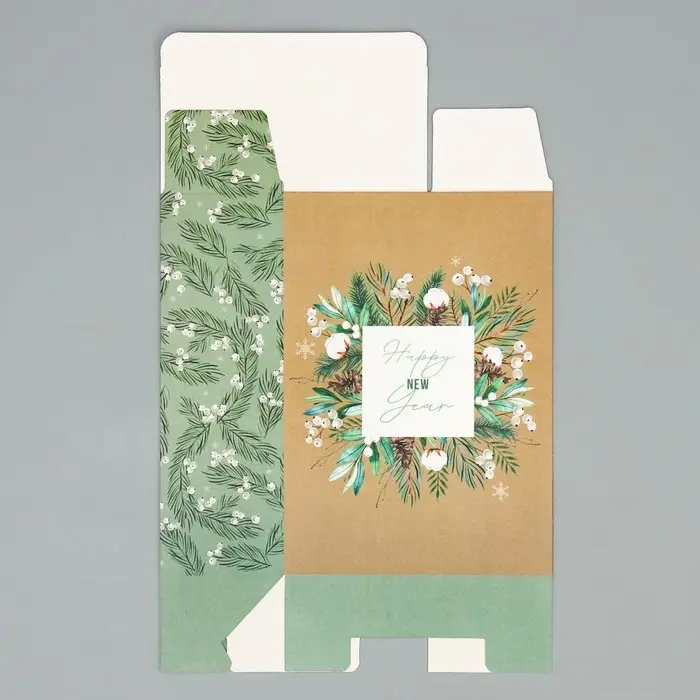 Коробка подарочная новогодняя складная «Сказочного нового года», 16 х 23 х 7.5 см