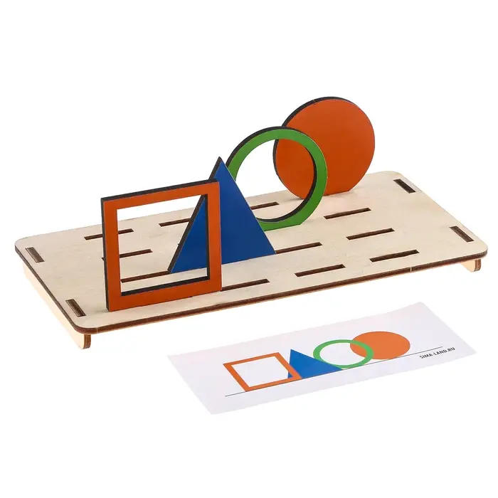 Головоломка Лесная мастерская &laquo;Повтори по образцу.Фигуры&raquo;